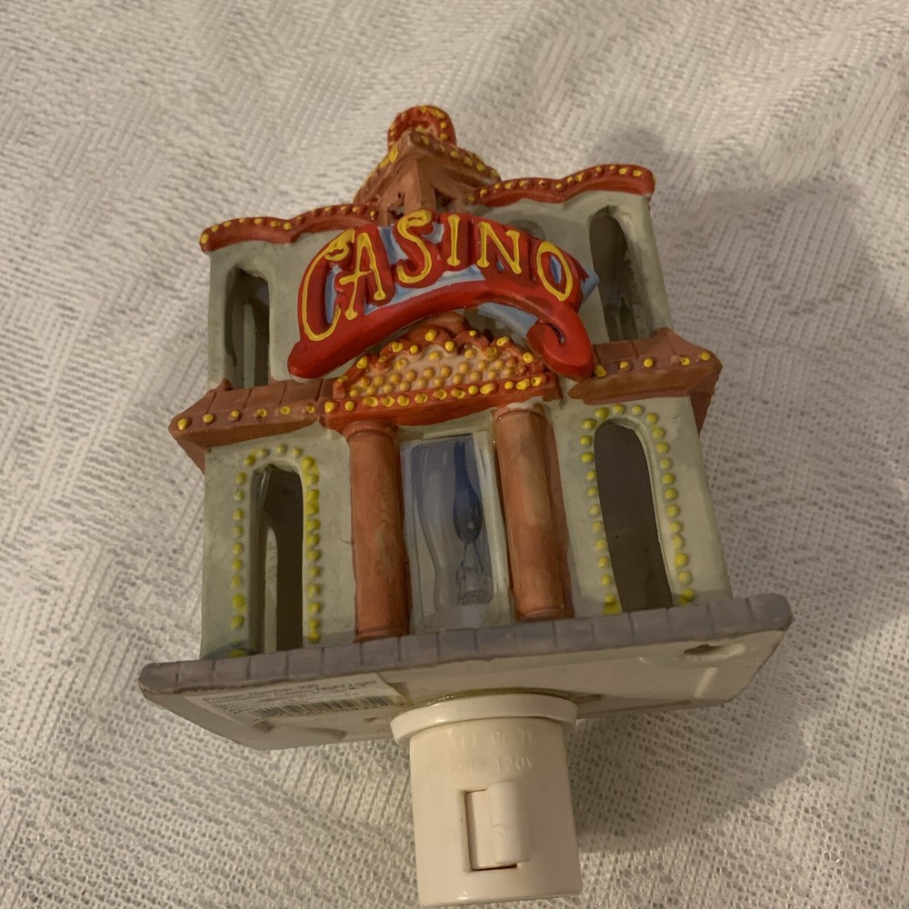 Ceramic Casino Night Light Flickering Light