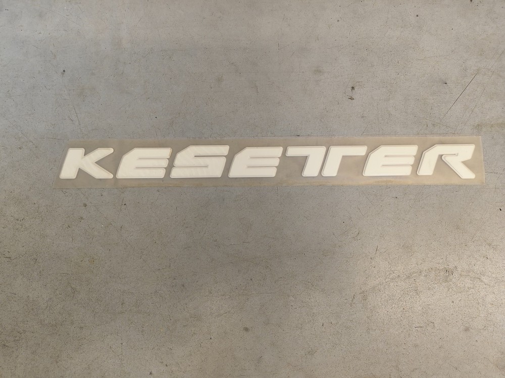 Decal, Emblem Wakesetter Logo - White (Partial)