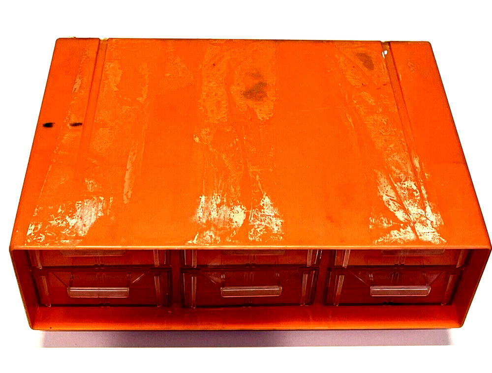 Slot Car Storage Case Orange