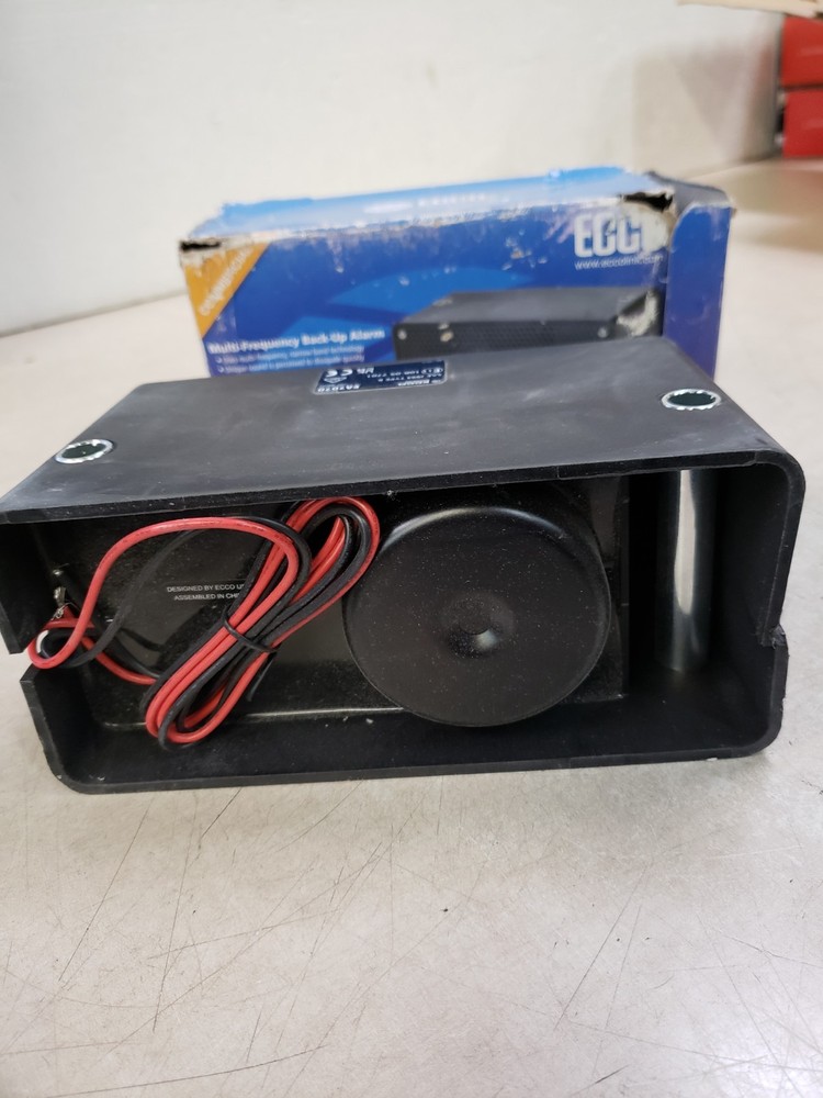 Ecco EA7070 Back Up Alarm Surface Mount, Multi Frequency, 107 Db, 12 24 Volt