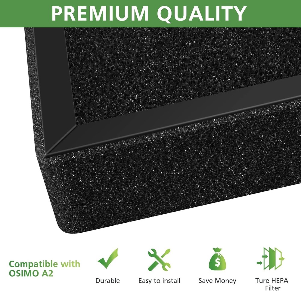 OSIMO 3-in-1 High-Efficiency Replacement Filter (2-Pack)