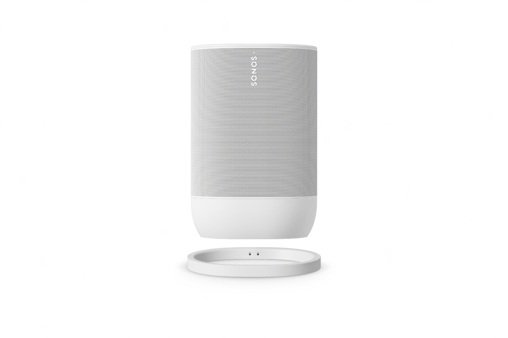 Sonos Move 2 White Certified Refurbished - Portable Smart Speaker
