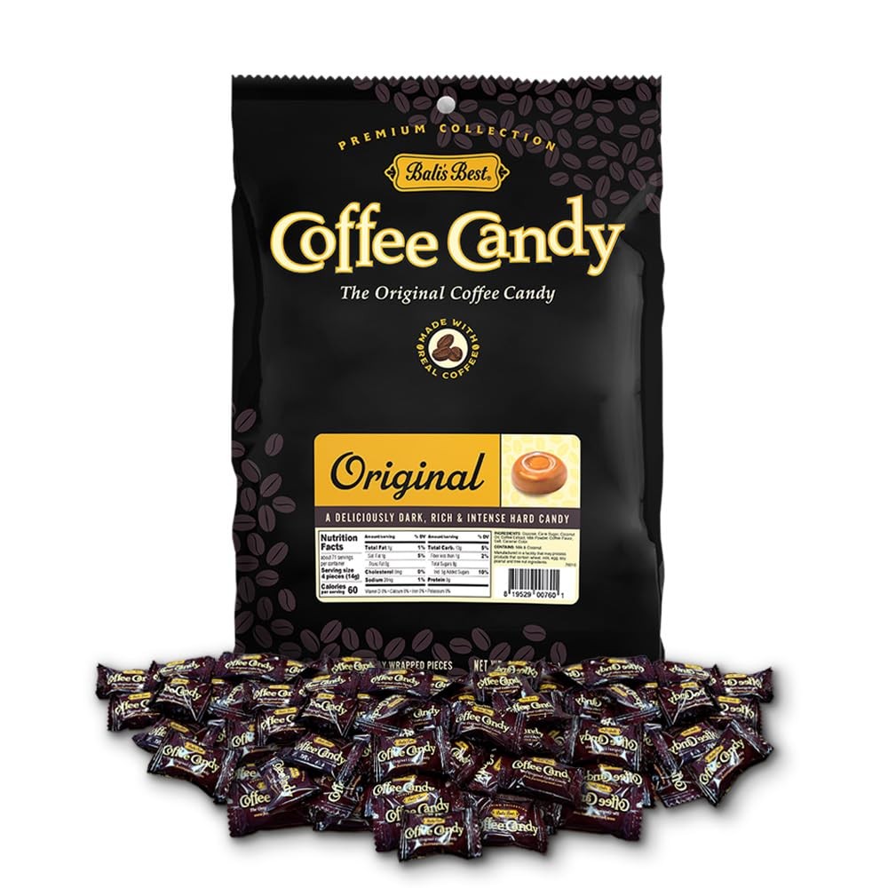 Coffee Candy Hard Candy Individually Wrapped 2.2 lb Bag