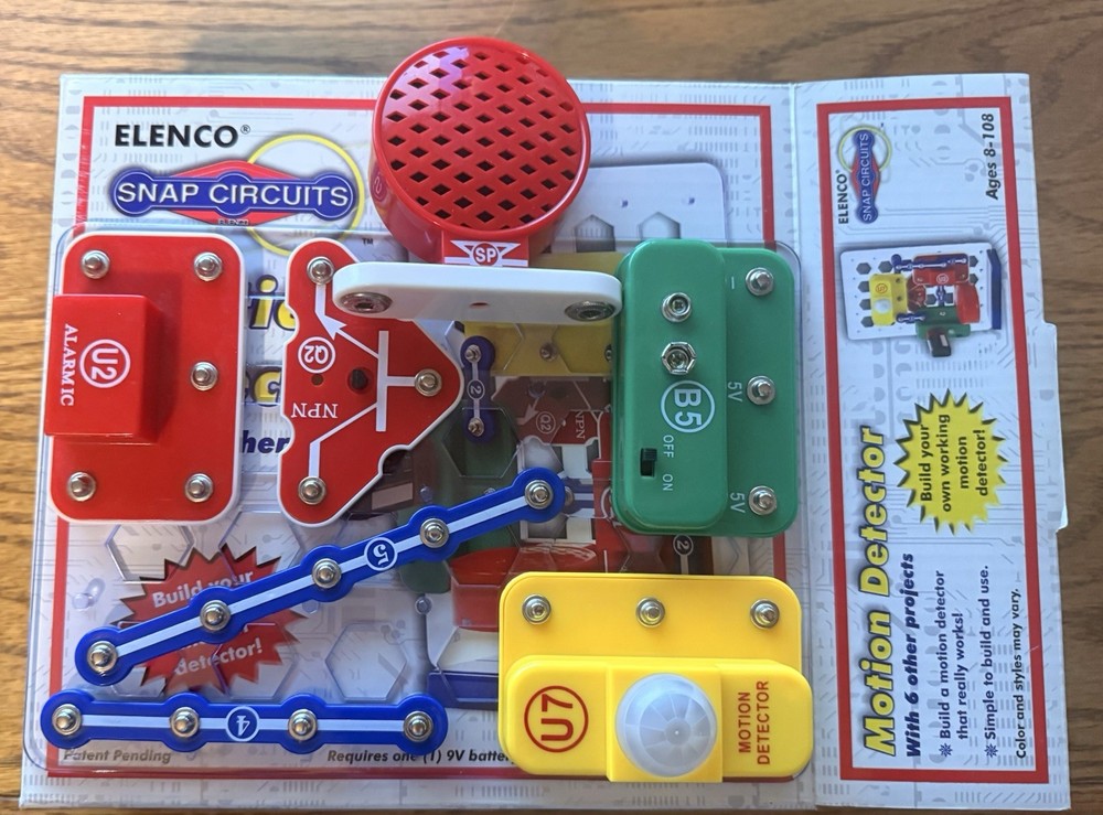 Snap Circuits Pro - SC-500 And Motion Detector Kit Used