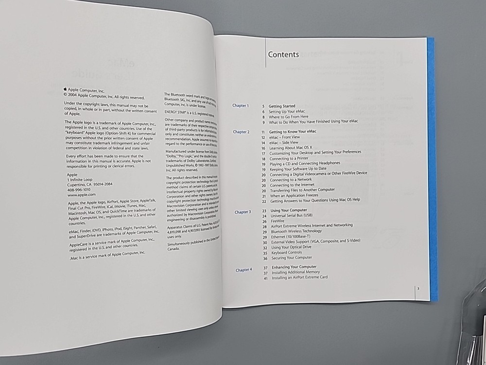 Apple eMac User Guide Software 2004 Install and Restore OS X 10.3.4