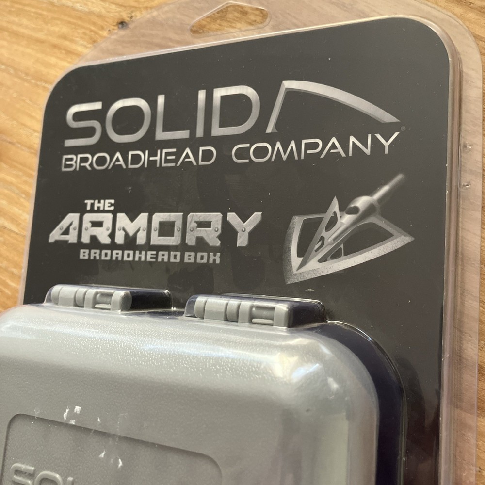 New Solid Broadhead Company Broadhead Box 200 Grain 4” Blades-2 Pack Turkey DCap