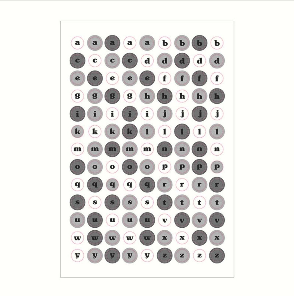 Holographic Letter Sticker Sheets (2 sheets)