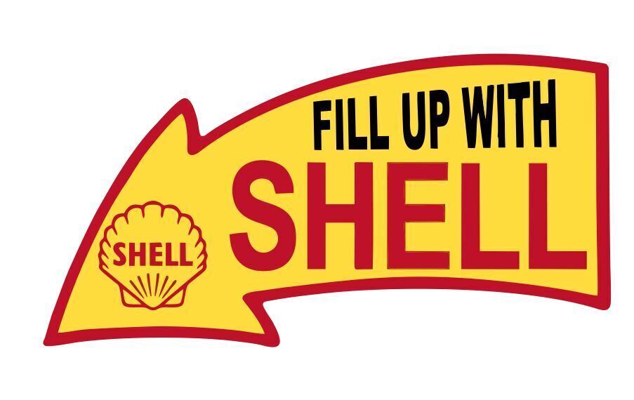 Shell Oil Shell Gasoline Sticker Decal