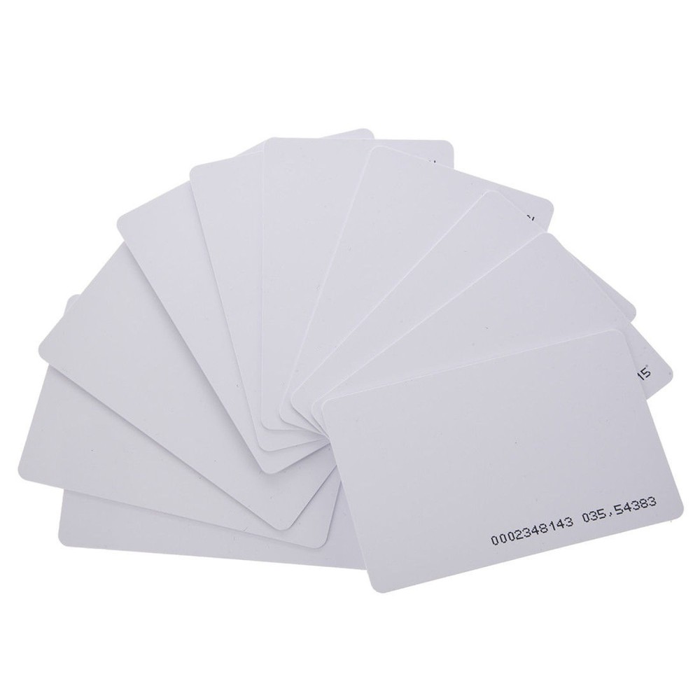 50* RFID 125Khz EM4100 TK4100 Proximity ID Cards Printable Access Control System