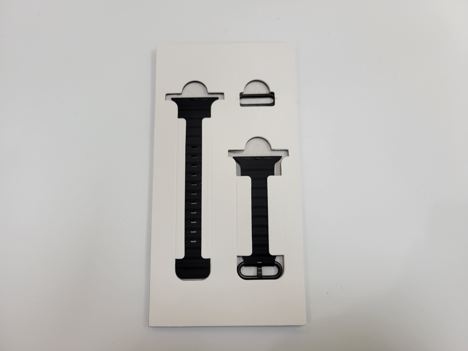 OEM Apple Watch Ultra 2 - 49mm Black Ocean Band Titanium Finsh - New