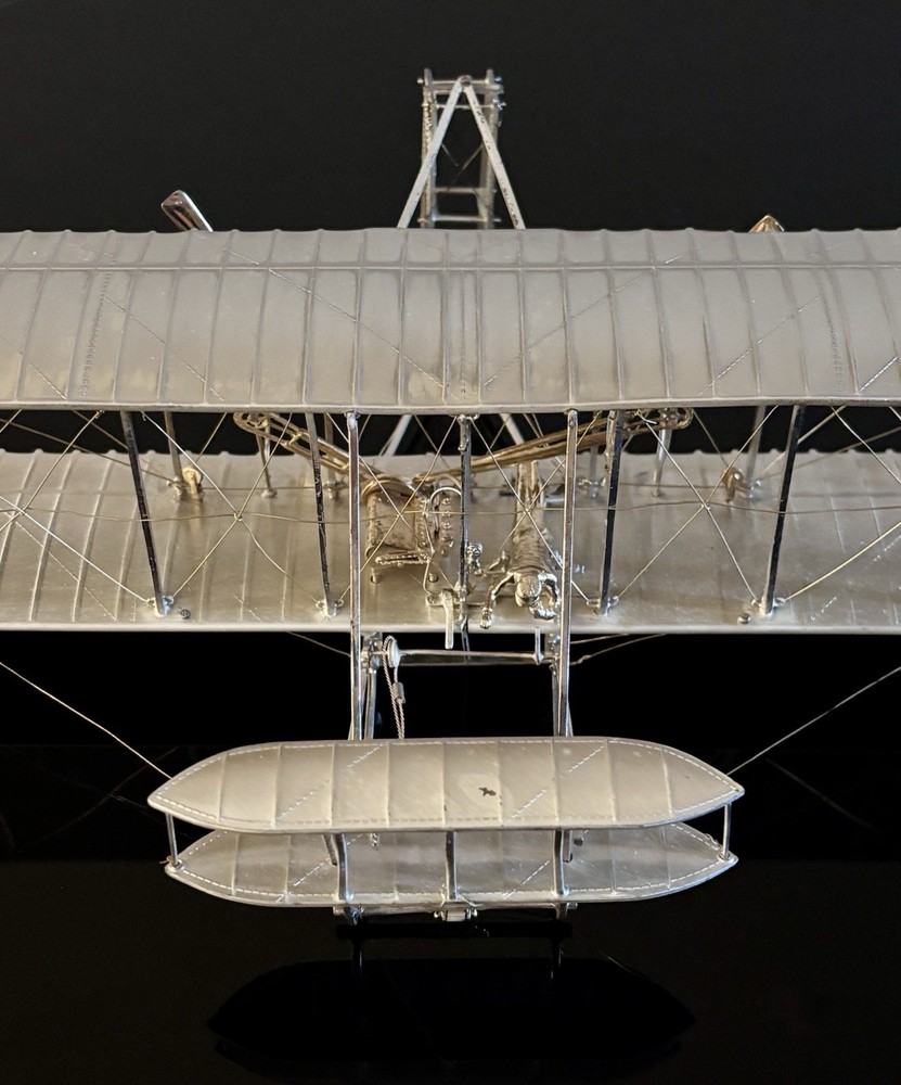 Vintage Wright Brothers 12” Flyer #96 Sterling Silver Model Paramount Classics