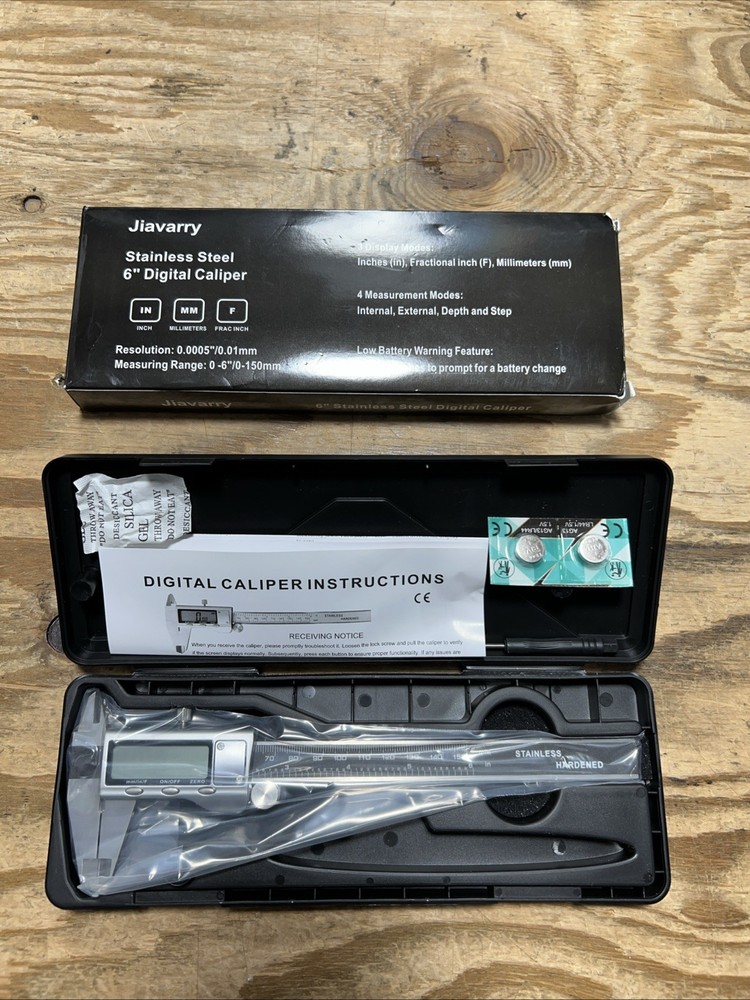 Digital Caliper Measuring Tool, 6 Inch Caliper Tool with Large LCD Screen, Ea...