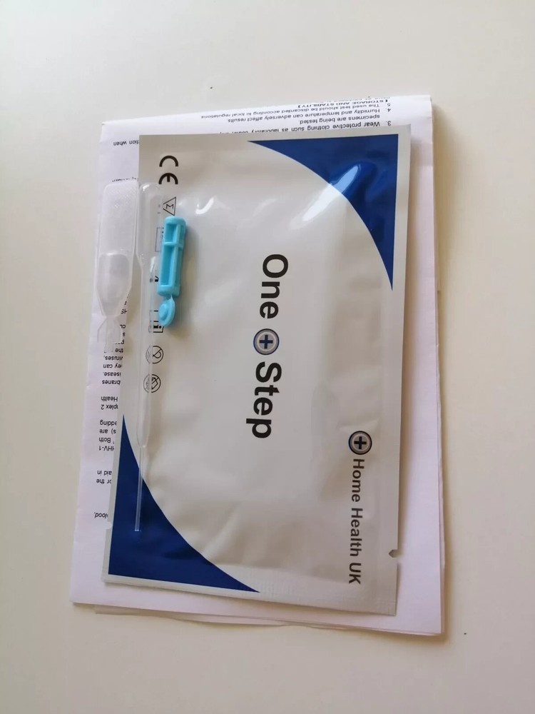 New_Sealed_Herpes_Hsv_1&2_Test_Kit