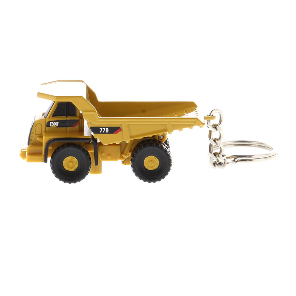 Caterpillar 770 Dump Truck Keychain Micro Constructor Diecast Masters #85985