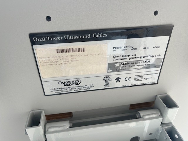 Oakworks Power Examination Table