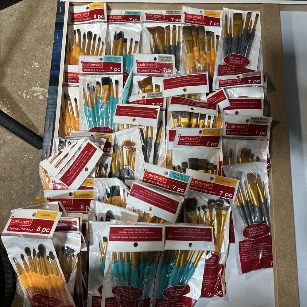 Craft Smart  Paint Brushes 40 Pc Set