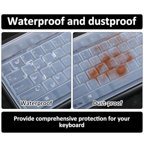 Silicone Keyboard Cover Protector Skin for Desktop Computer Keys Universal