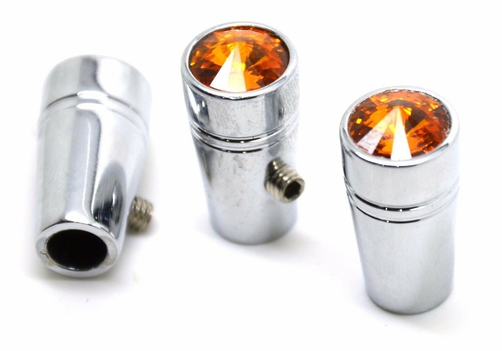 Toggle Switch Extensions for Peterbilt Amber jewel 1" chrome UP#40211-3 Per Pkg