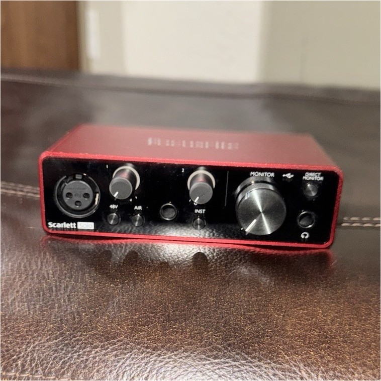 Focusrite Scarlett Solo USB Audio Interface with Phantom Power