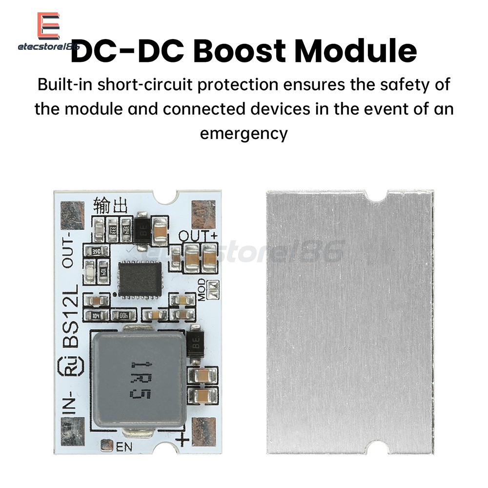 DC-DC Boost Module 2.7-11V to 5V/12V 10A Conveter Mini Step-Up Module Board
