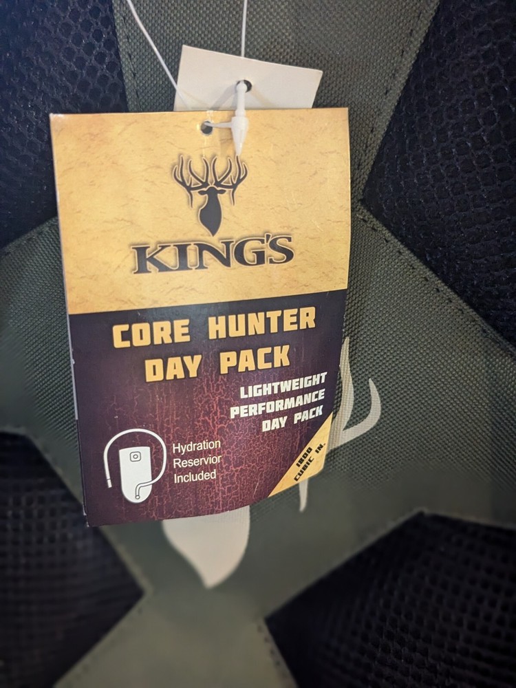 Kings Camo Mountain Shadow 1800 Core Hunter Day Pack Backpack