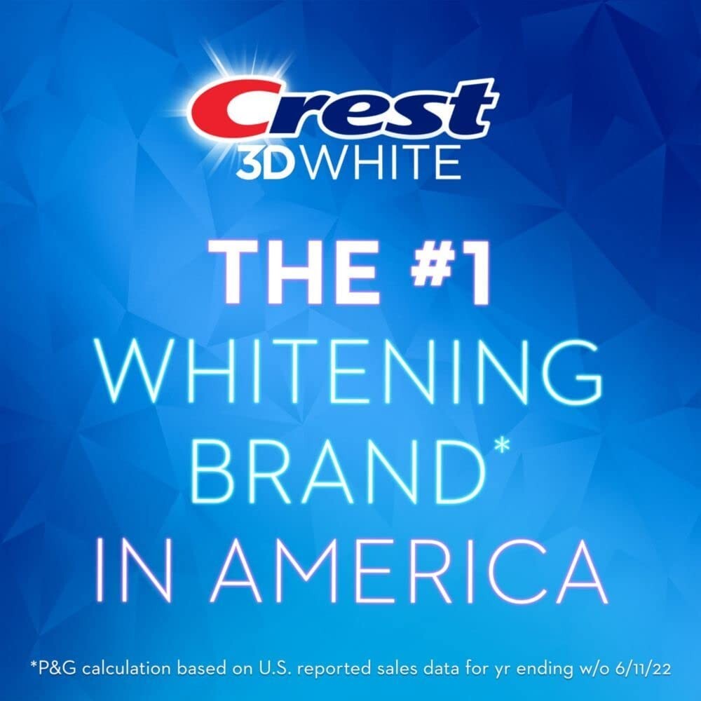 Crest 3D White Toothpaste Radiant Mint, 5 Oz (Pack of 3)