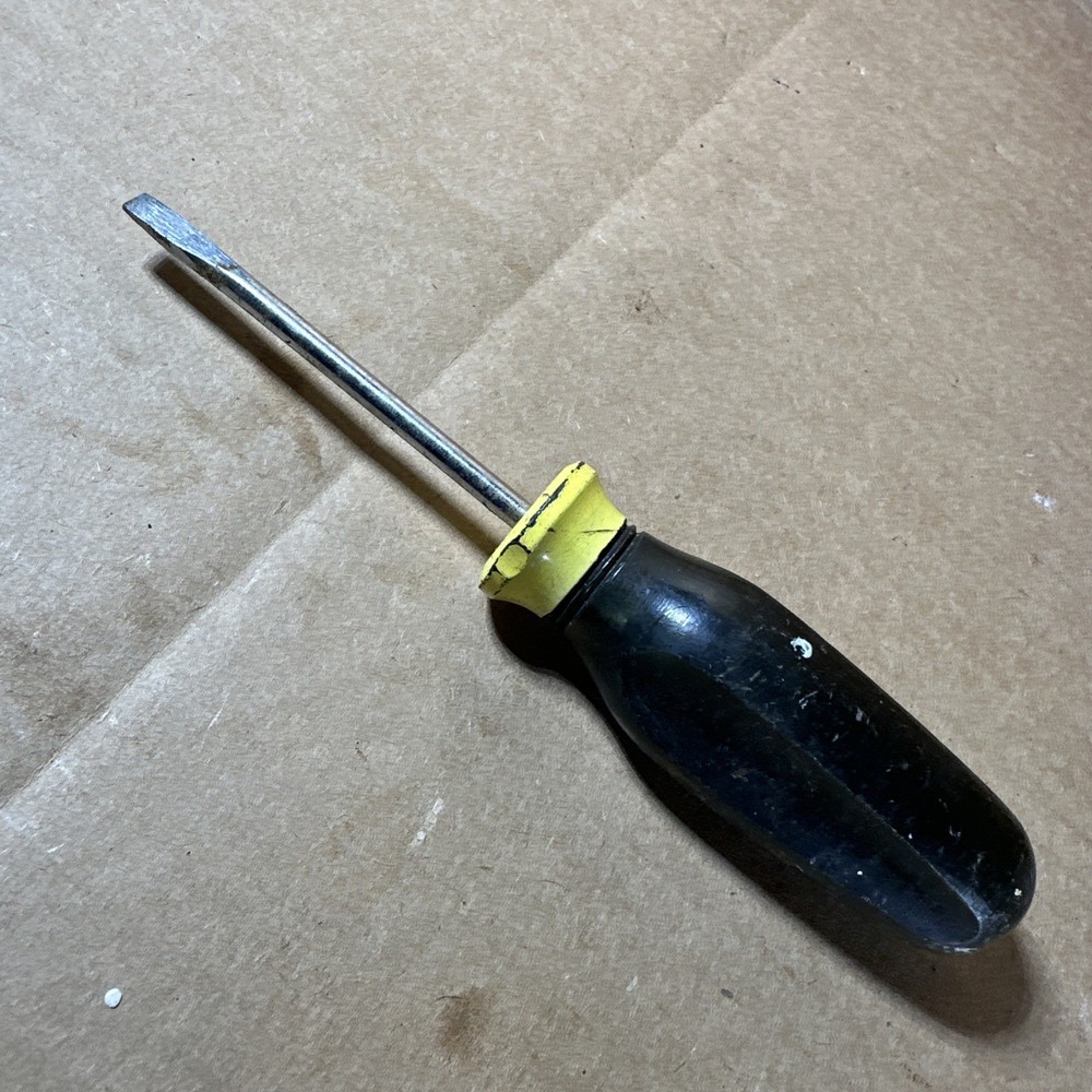 Stanley Workmaster Model 66-283 3" Flat Head Screwdriver - Made in USA