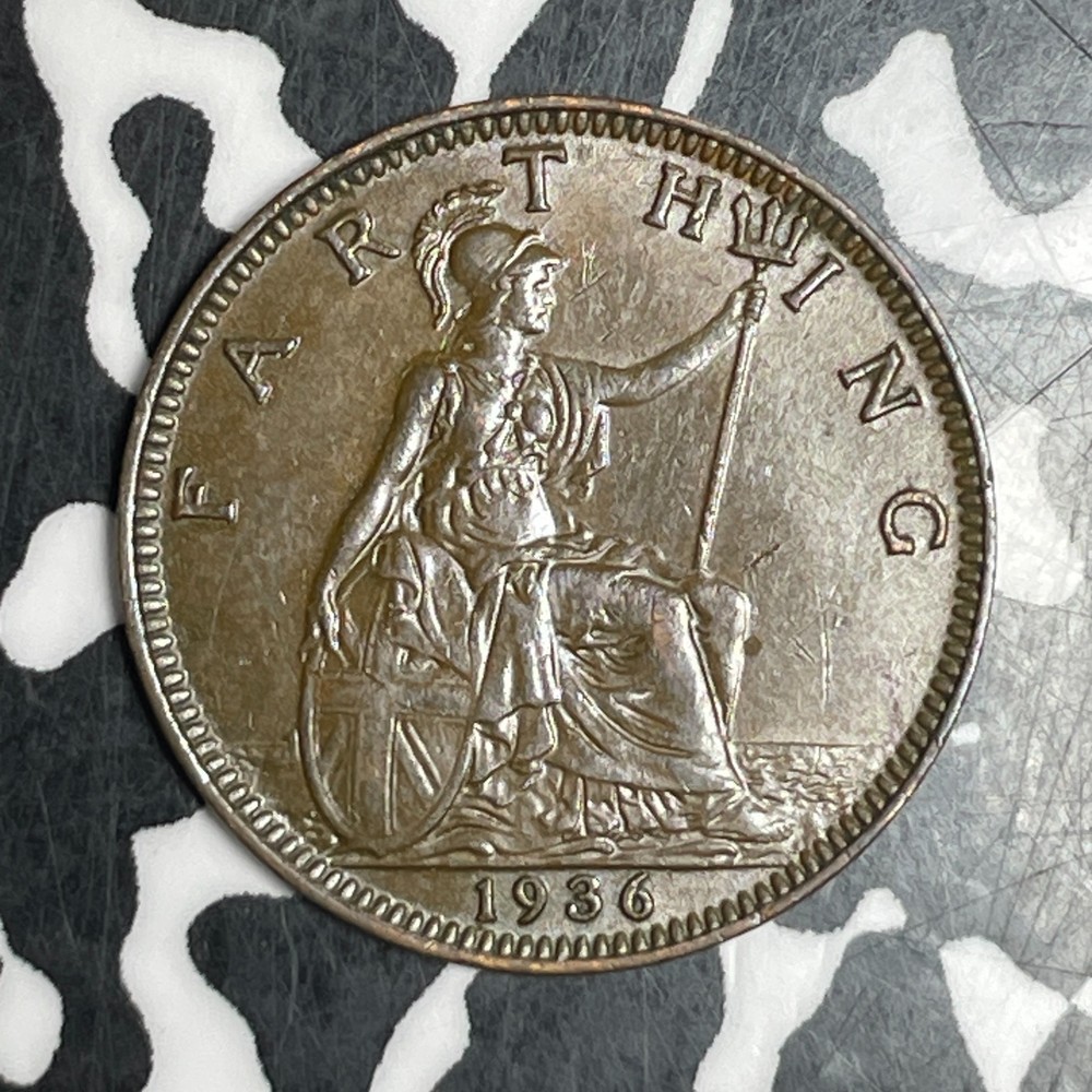 1936 Great Britain Farthing Lot#T6223 Nice!