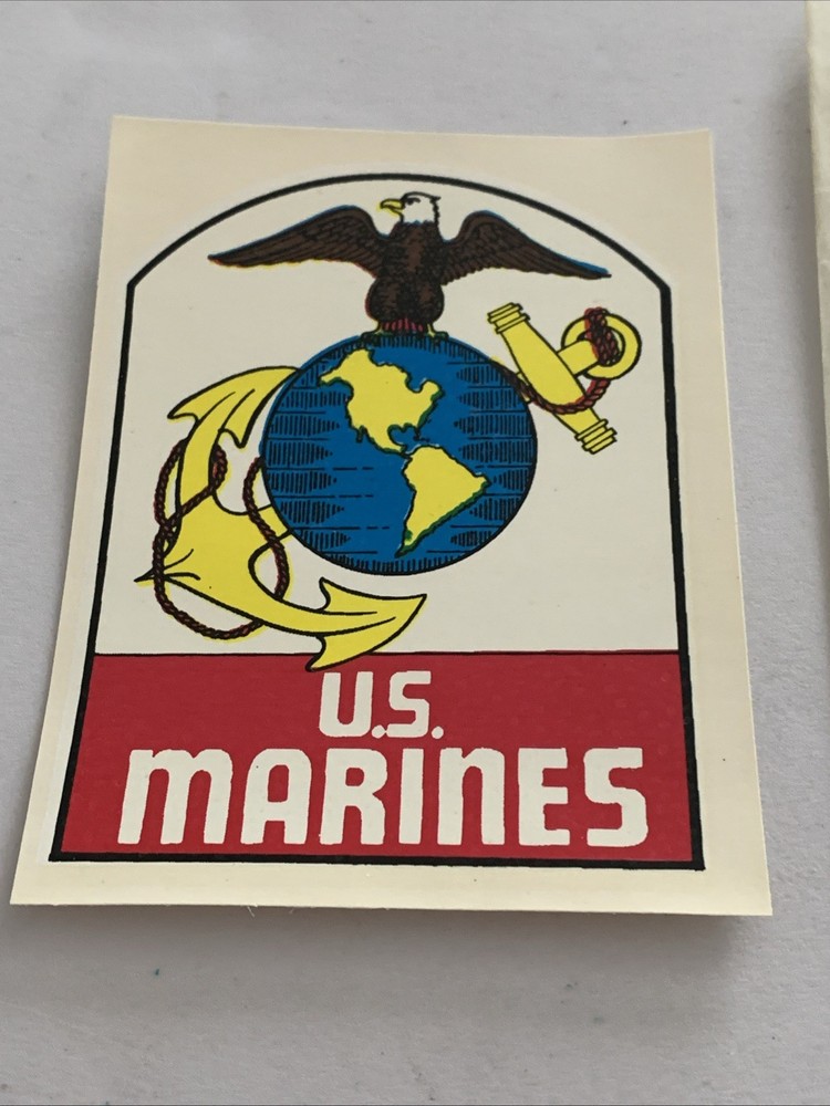 Vtg. U.S. Marines Decal- Unused