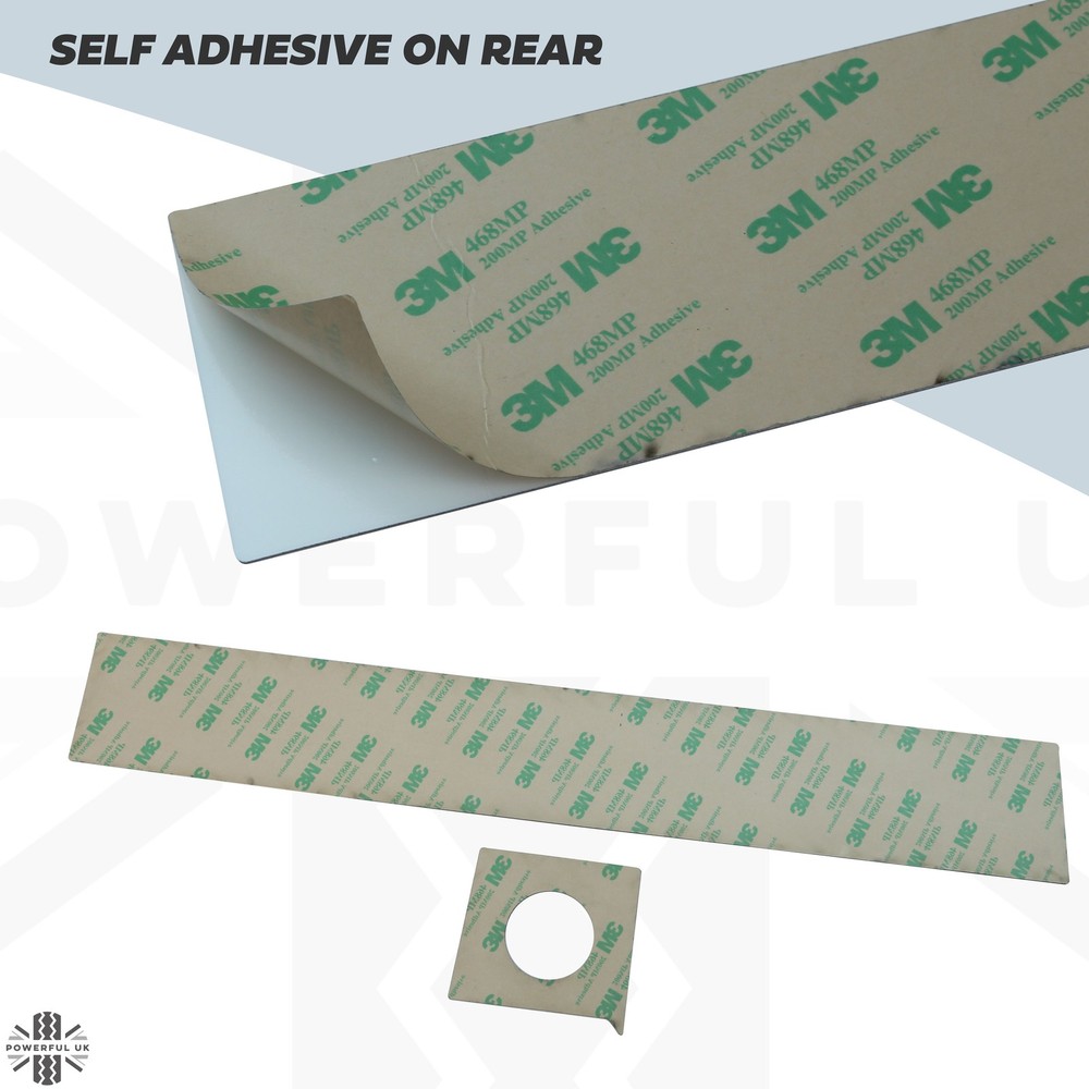 Interior dash inserts upgrade trim in Brushed Silver for LHD Range Rover Evoque