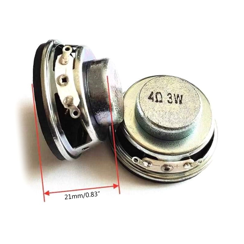 2 Pieces/set Notebook Horn Full-range Speaker 4021 Circle Loudspeaker 4Ω 3W
