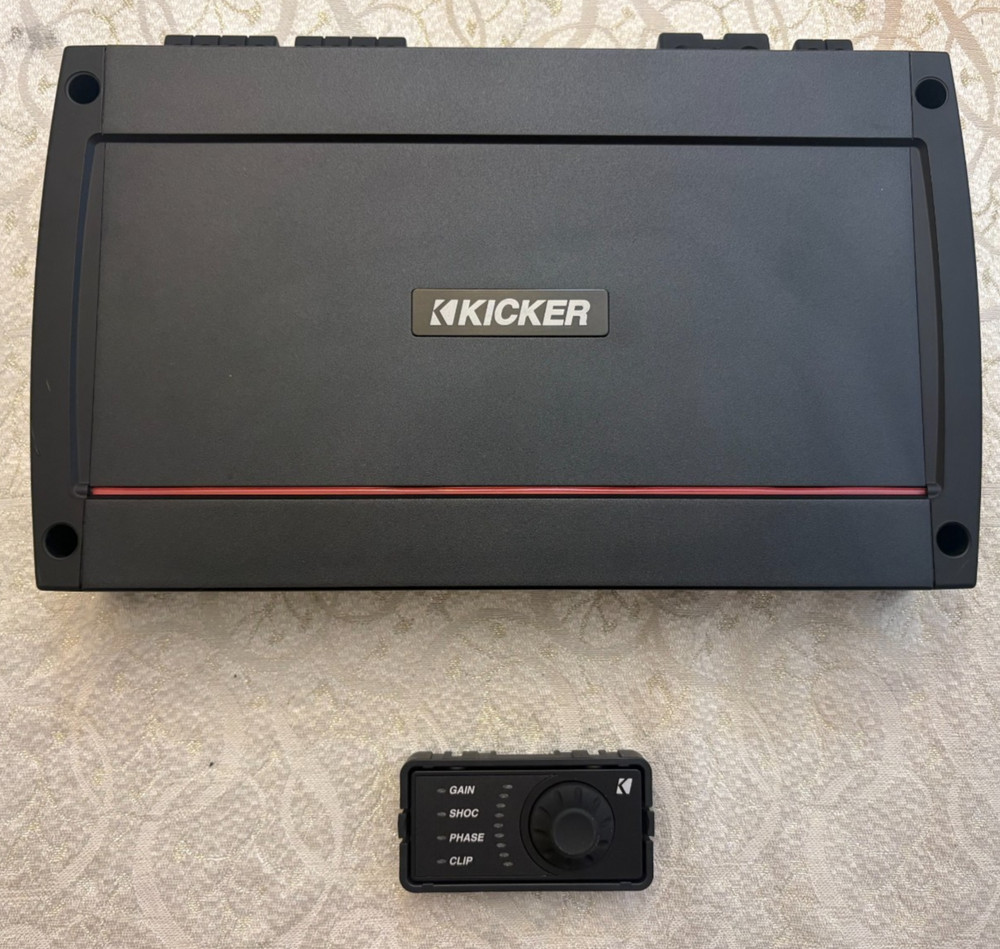 KICKER KXA800.5 AMP 5-CHANNEL AMPLIFIER DISPLAY MODEL W WIRELESS REMOTE