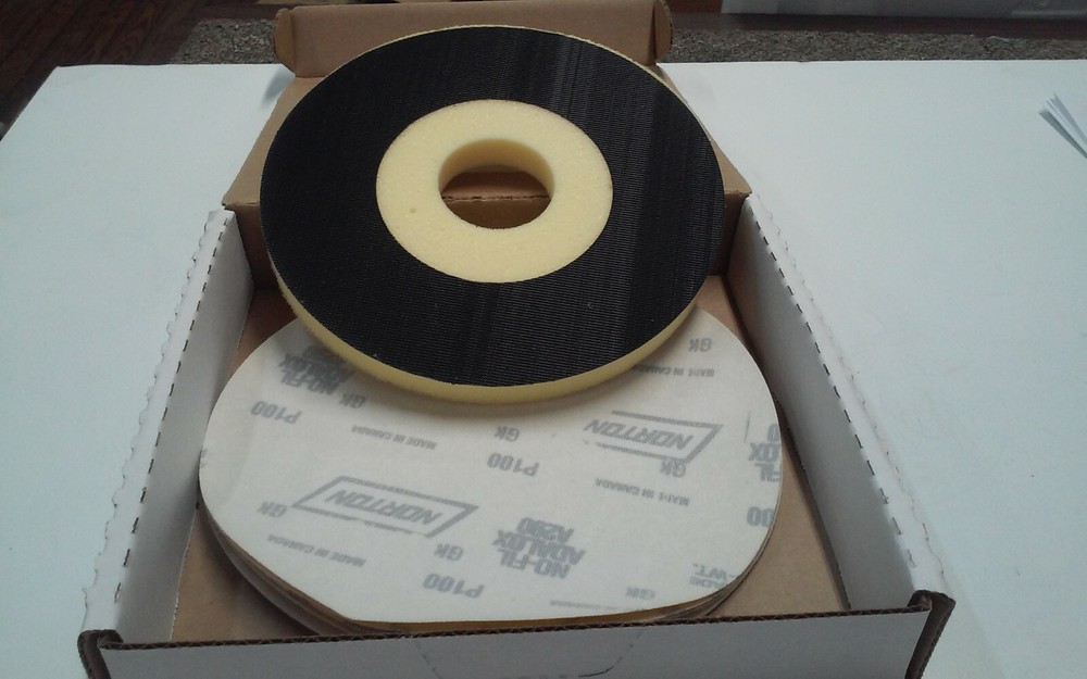 Norton 9" X 0" Drywall Disc Kit P100 New