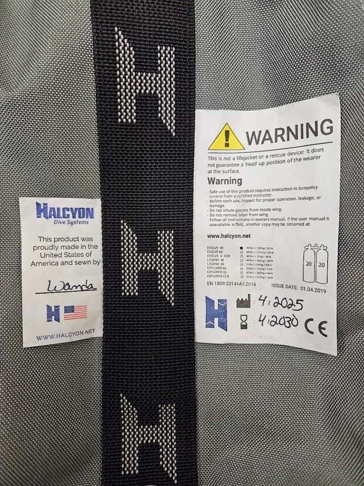 HALCYON Evolve 40-lb wing, Custom Color