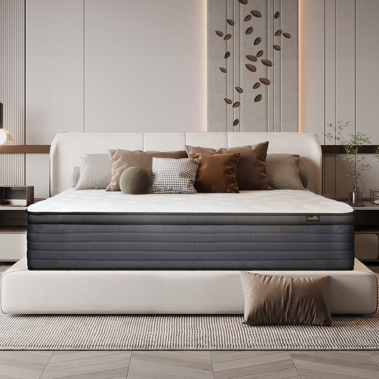 10" 12" 14" Gel Memory Foam Mattress Innerspring Twin Full Queen King Hybrid Bed