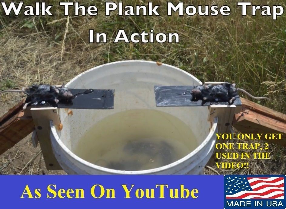 Original Walk The Plank Mouse Trap - Auto Reset - Made In Kentucky USA