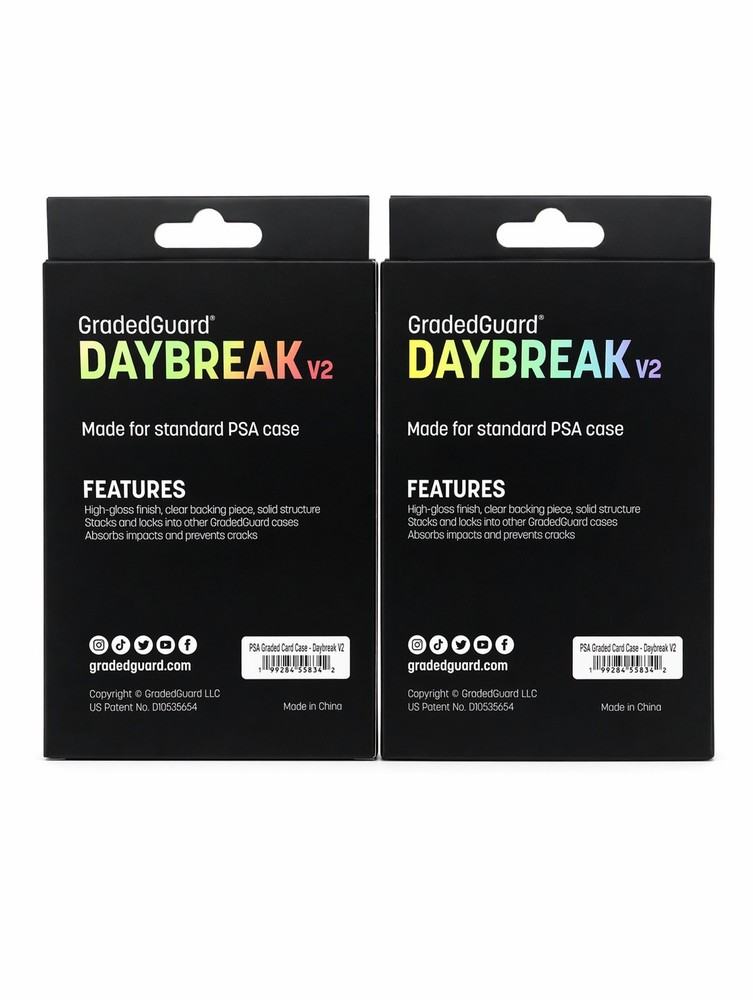 GradedGuard PSA Graded Card Case Guard Protector DAYBREAK V2 Limited Edition x2