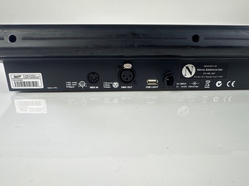 Elation DMX Operator Programmable DMX Controller with Manual and Power Adapter