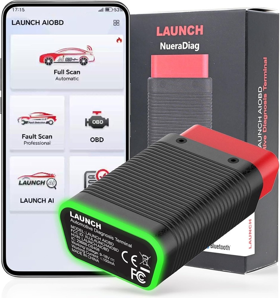 LAUNCH Mini OBDII All System Bluetooth OBD2 Scanner Diagnostic Tool Code Reader