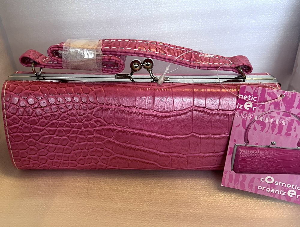 Cosmetic Organizer Pink Small Crossbody
