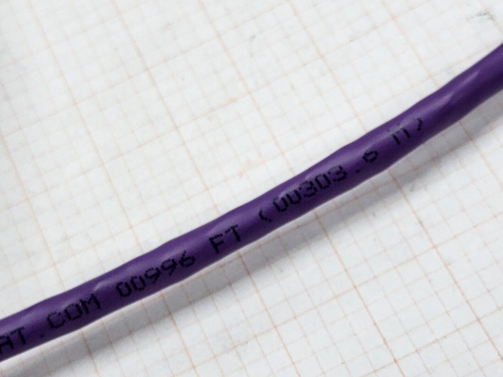 Commscope CS37P 23/4P Cat6 U/UTP WebTrak Plenum Network Cable CMP Violet /100ft