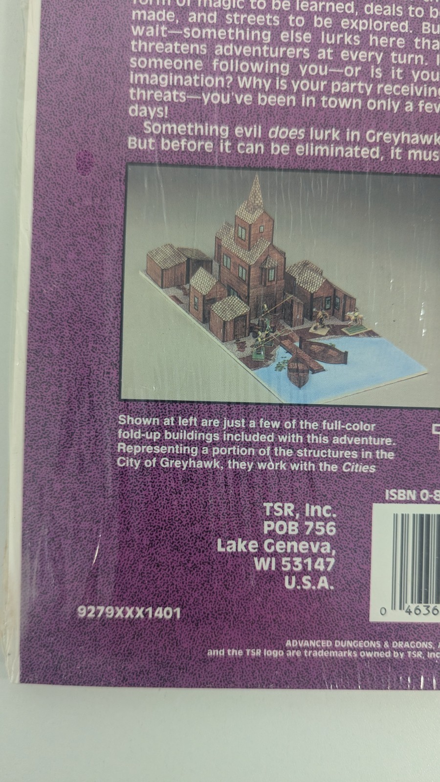 TSR AD&D 2nd Ed Greyhawk Falcon’s Revenge WGA1 RPG Module