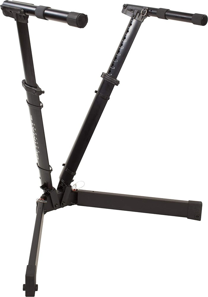 Ultimate Support VS-88B V-Style Portable Height-adjustable Keyboard Stand with