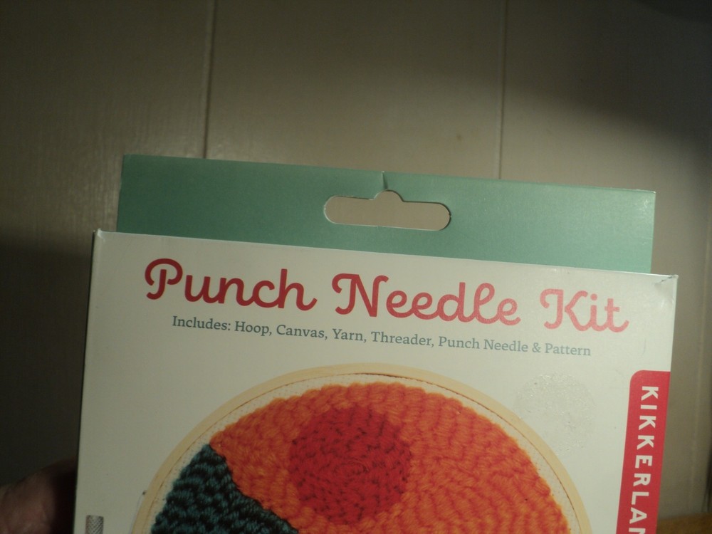 Punch Needle Embroidery Kit 6" Diameter Complete