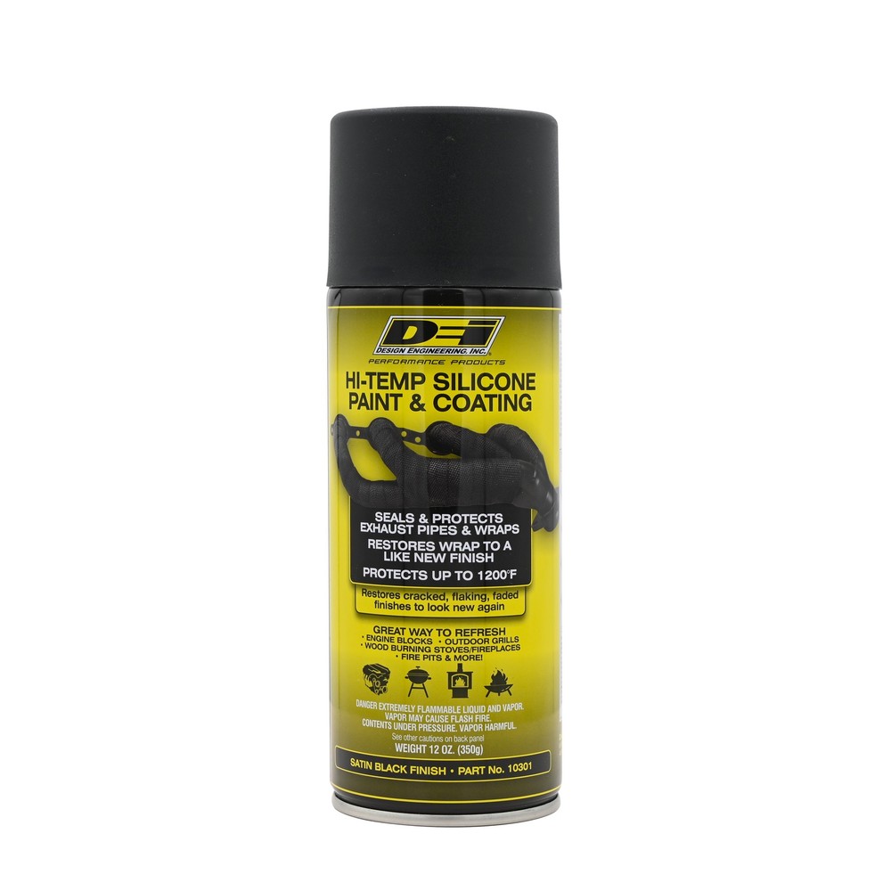 Design Engineering 10301 Hi-Temp Silicone Coating Black 12 oz.