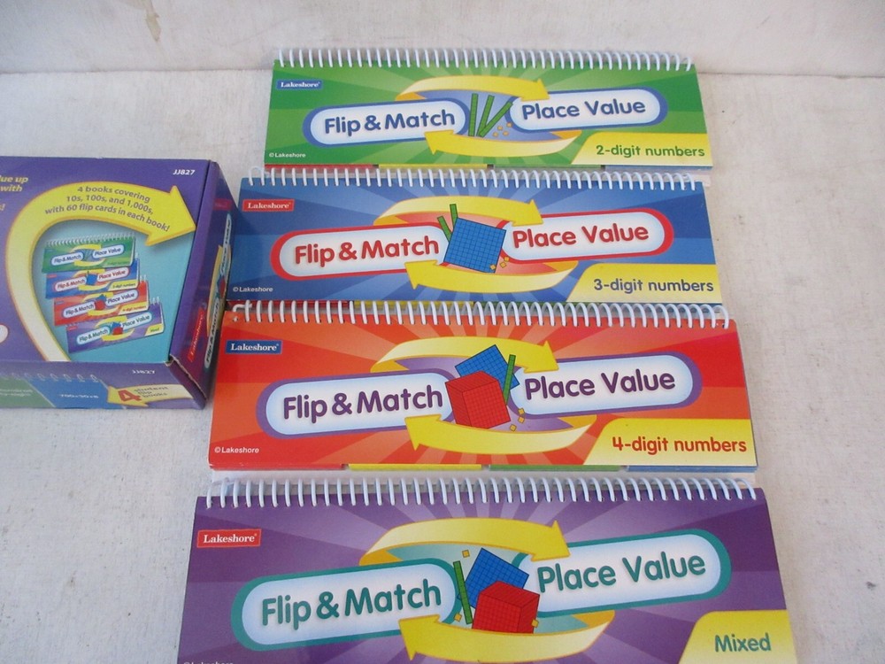 Lakeshore Flip & Match Place Value Educational Math Toy
