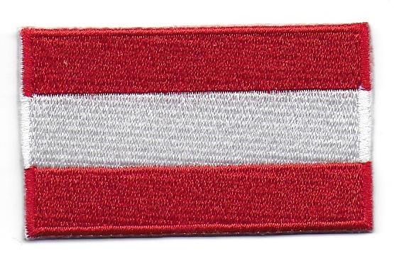 AUSTRIA Flag Iron on Sew on Patch
