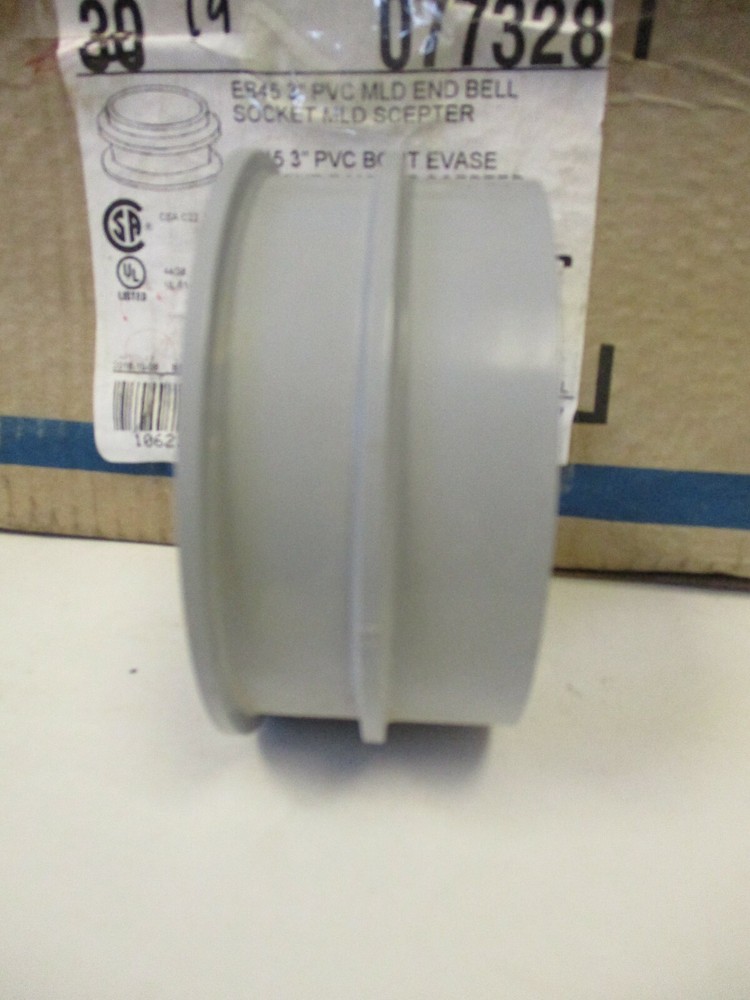 SCEPTER 077328, EB45 3" PVC MILD END BELL SOCKET MLD SCEPTER MEB-45