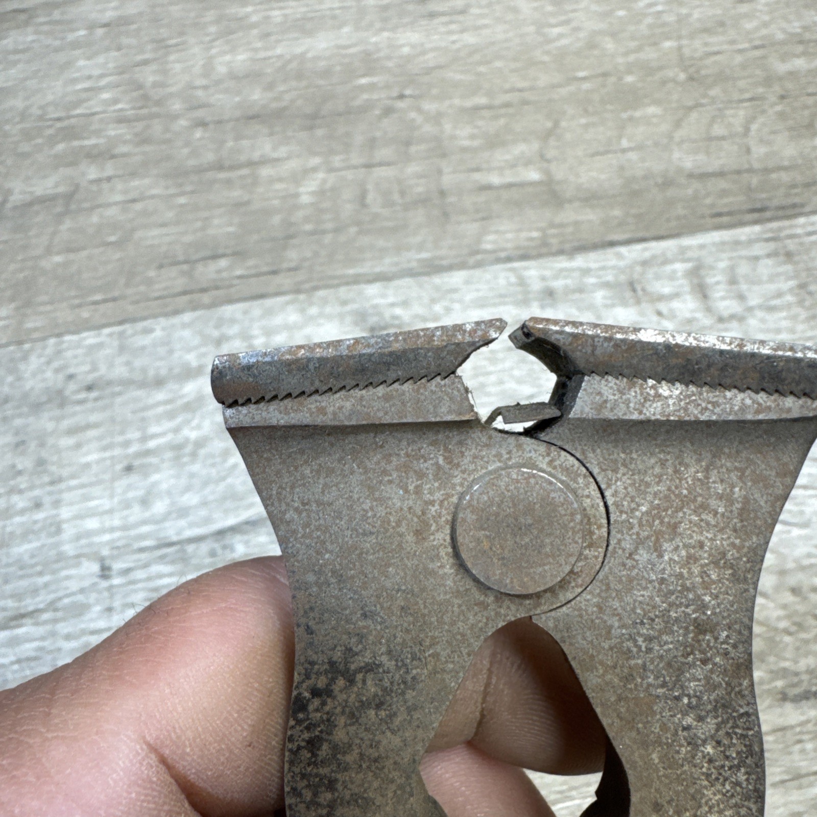 Vtg LS Starrett Co. No. 1 - 7in. Adjustable Nippers Machinist Piano Wire Cutters