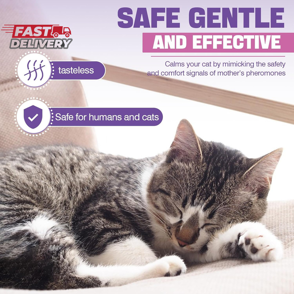 Cat Pheromones Calming Diffuser Refill 6 Pack Multicat Pheromone Diffusers Refil